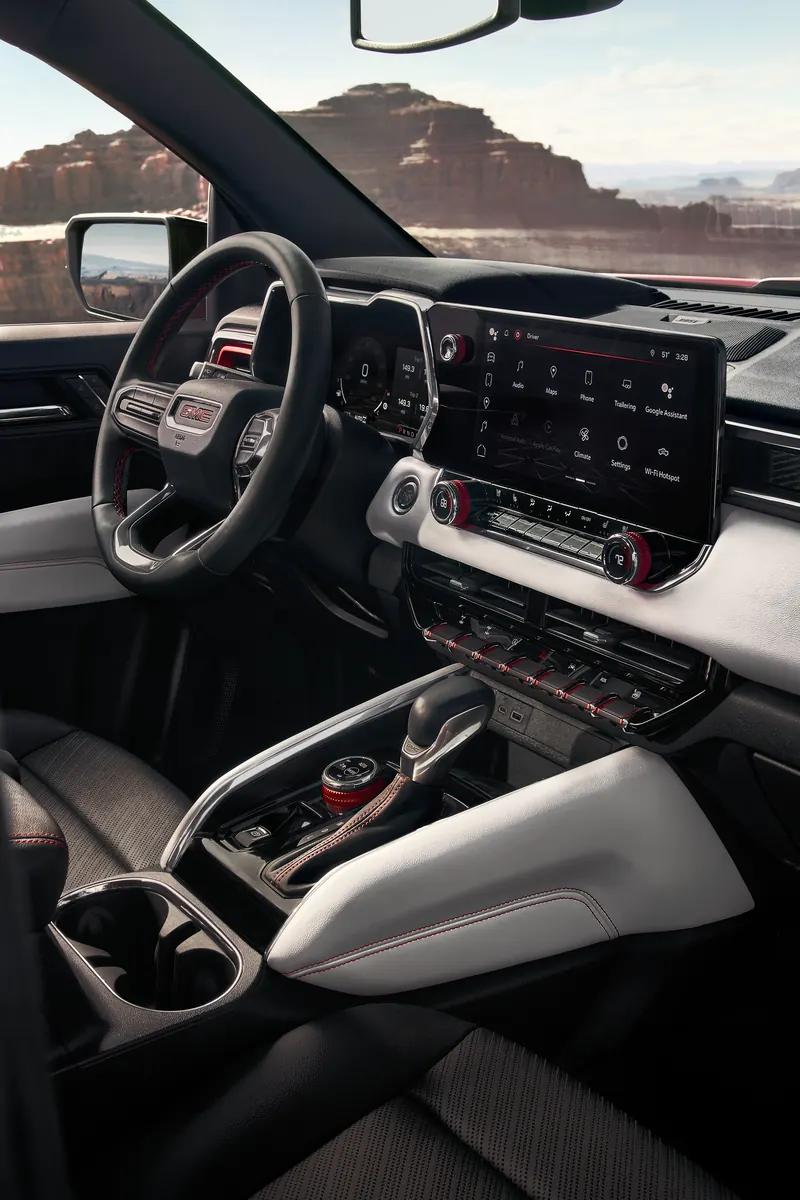 2026 GMC Canyon infotainment system at Shaffer GMC in Kingwood WV